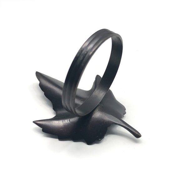 6 Small Maple Leaf Autumn Fall Napkin Holders - Picture 4 of 4